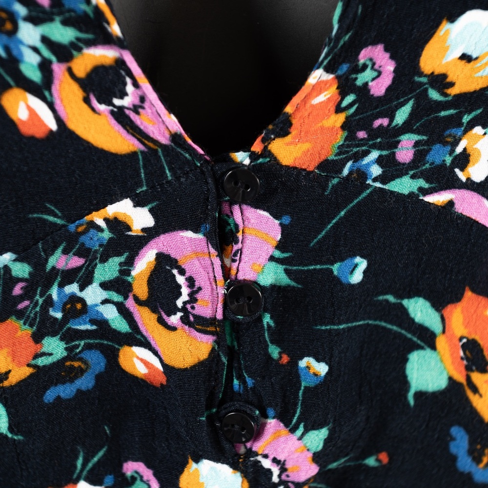 Zara floral peplum blouse size S - Picture 7 of 12